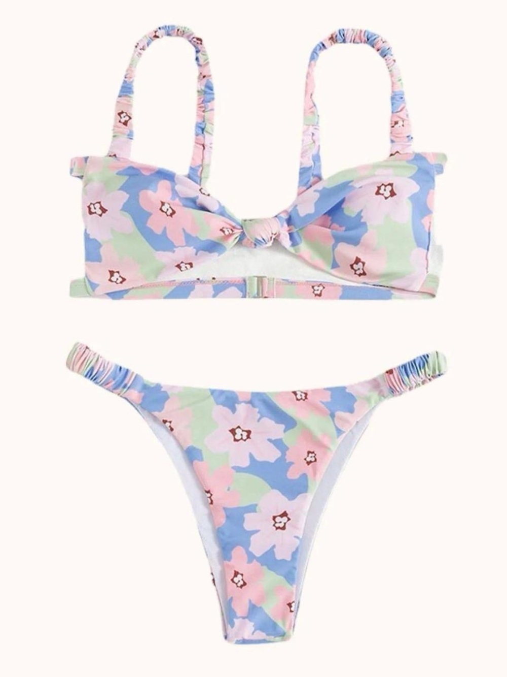 floral printed bikini set small